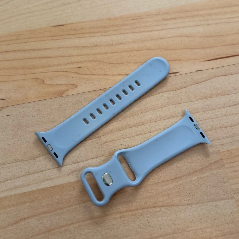 Light blue Silicone Smartwatch Band